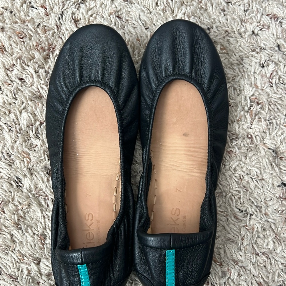 Tieks, black, size 7